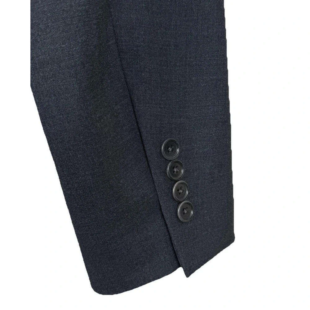 Brooks Brothers 346 Suit Mens 37R Gray Wool‎ Stretch 2 Pcs Jacket 36x29 Pants